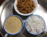 A picture of step 1 of Jaggery Sesame Modak.