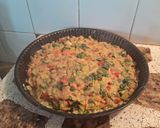 Foto del paso 8 de la receta: Tarta colorida de puerros y zanahorias, lechugas sin harina🥬🥕🥕