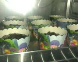 Foto langkah ke 7 dari resep Triple Choco Muffin.