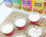 Foto langkah ke 2 dari resep Pudding Red Velvet.