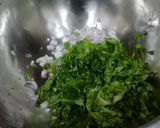 A picture of step 1 of Methi & bajra Paratha.