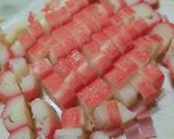 Foto del paso 1 de la receta: Capelinas de KaniKama (sorrentinos)