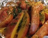 Foto del paso 11 de la receta: Chuletas rellenas a la BBQ Y en su jugo con papas al horno 🌹