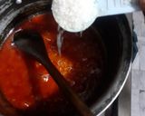 A picture of step 3 of Schezwan Sticky Fish 🐋.
