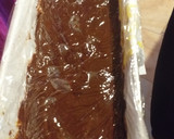 Foto del paso 4 de la receta: Tarta de flan con galletas y chocolate