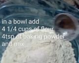 A picture of step 2 of Red velvet meringue cupcakes.