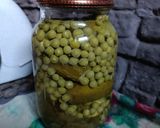 Фото кроку 5 до Огірочки з зеленим горошком на зиму 🥒.