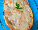 Foto del paso 13 de la receta: Tomates con huevos, cebollas y atún con costra de queso