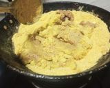 A picture of step 2 of Besan suji Mawa ladoo.