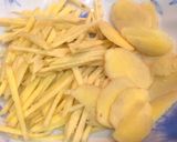 Hình bước làm 1 của món Mắm Cá Thu Muối Vùi Chưng Thịt Băm