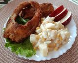 Almás ananászos burgonyasaláta #gluténmentes #tejmentes recept fázis 5 fotója
