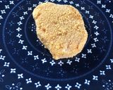 A picture of step 1 of Mother’s pork steak in breadcrumbs with cheese and tomatoes.