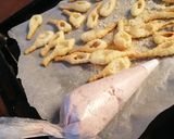 Foto del passaggio 5 della ricetta Cucchiaini di pasta sfoglia con crema di prosciutto cotto