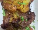 A picture of step 8 of Smashed potatoes.