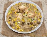 Foto langkah ke 4 dari resep Tumis jamur tofu.