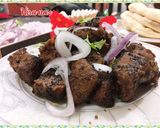 A picture of step 5 of Sanfaz bihari kabab masala.