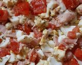 Foto del paso 3 de la receta: Tarta de paleta, queso, huevo y tomate