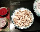 A picture of step 3 of Mushroom do pyaza.