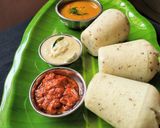 A picture of step 10 of Kanchipuram idli.