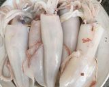 Hình bước làm 2 của món Mực nhồi chiên mắm