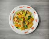 Foto langkah ke 3 dari resep Tumis pokcoy tahu wortel.