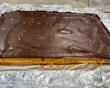 A picture of step 16 of Millionaire Shortbread.