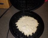 Csokidarabos gofri recept fázis 3 fotója