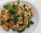 Foto del paso 9 de la receta: Salteado de tofu con arroz integral y verduras