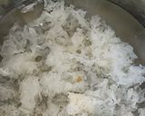 Hình bước làm 1 của món Đu đủ tiềm táo đỏ ngân nhĩ