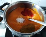 A picture of step 1 of Tiranga Kofta in Makhani Gravy.