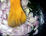 A picture of step 1 of Aloo Anday Ka Salan.