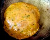 A picture of step 6 of Kothimbir aloo masala poori.