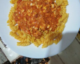 Foto del paso 3 de la receta: Macarrones con atún, huevo y tacos de jamón