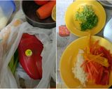 Foto del paso 1 de la receta: Fideos con verduras salteadas (espíritu oriental)