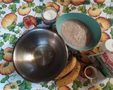 Foto del passaggio 1 della ricetta Panbauletto banane 🍌 e lamponi🍞secchi,di grano saraceno