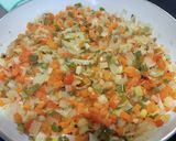 Foto del paso 4 de la receta: Arroz con verduras y huevo frito