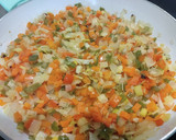 Foto del paso 4 de la receta: Arroz con verduras y huevo frito