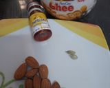 A picture of step 1 of Besan sooji Halwa.