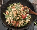 Foto langkah ke 4 dari resep Tumis Jagung Manis Kacang Panjang.
