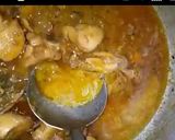 A picture of step 6 of Chicken nehari.