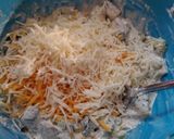 A picture of step 3 of Dill Pickle Pasta Salad.