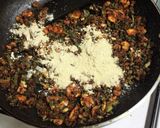 A picture of step 3 of Bharwan Karela.