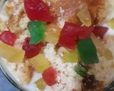 A picture of step 3 of Fruit cake custard.