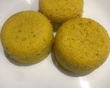 A picture of step 4 of Katori Khaman Dhokla.