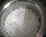 A picture of step 1 of Sabudana Vada.