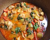 รูปขั้นตอนการทำที่ 3 ของ แกงเผ็ดไก่ใส่ฟัก คีโต