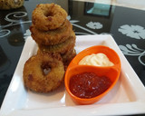 வெங்காய(சிக்கன்,சஸ்) டோனட் (Onion Donut Recipe in Tamil) ரெசிபி ஸ்டேப் 7 புகைப்படம்