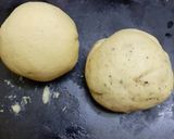 A picture of step 4 of Urad dal appalam or papad.