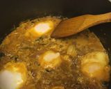A picture of step 10 of Egg Drop/Poached Egg Curry.