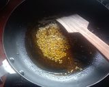 A picture of step 2 of Masala Toast.